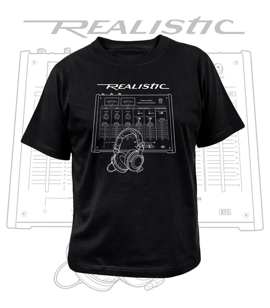 Realistic Mixer & Headphones T-Shirt